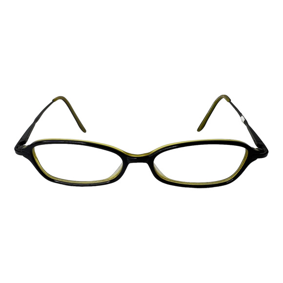 MIRACLECLIP Eyeglasses Frames Black/HNY 49-15-140 Mens Rectangular Frames H3732 - Picture 1 of 7